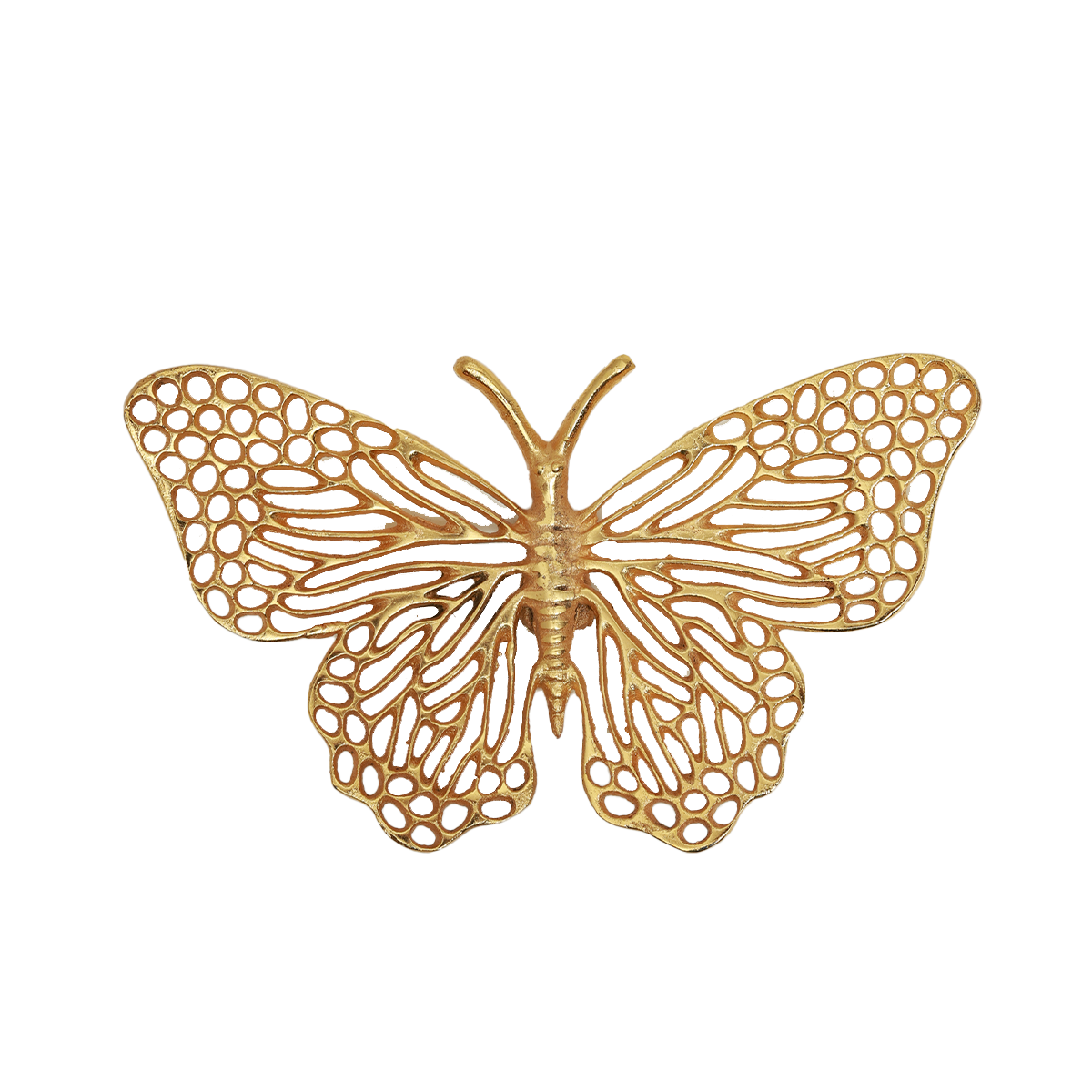 Exquisite Butterfly Wall Accent - Cast Metal
