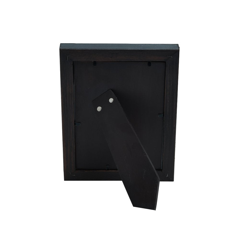 Theodorus Spiral Frame - Black in Wood 7" X 5"