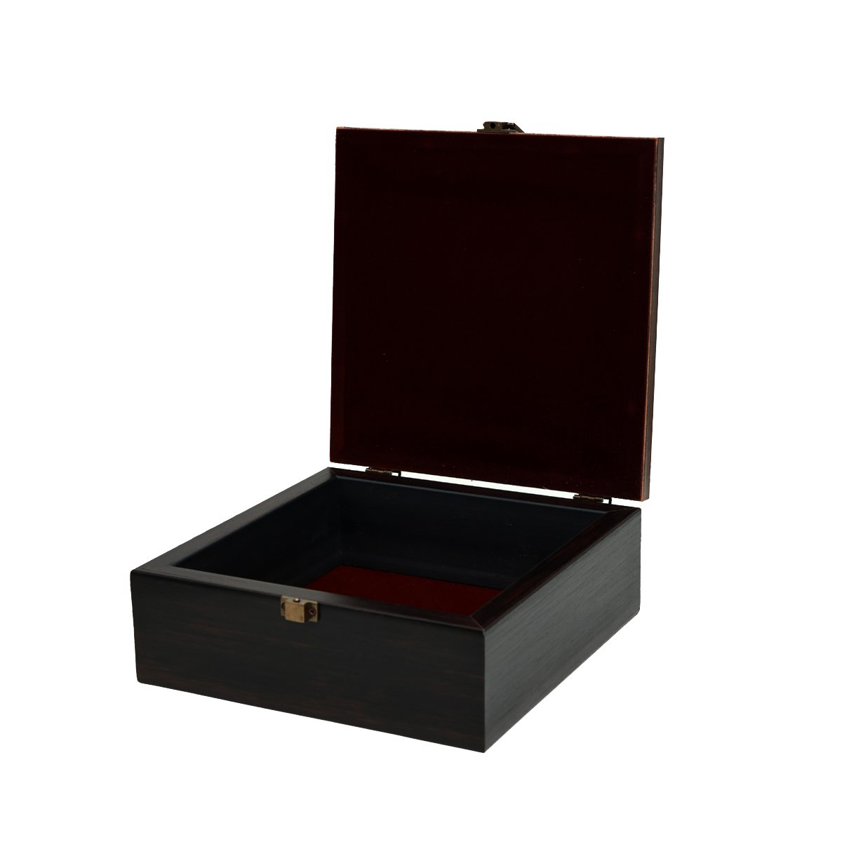 Odyssey Vanya Box – Square Beige in Wood and Glass