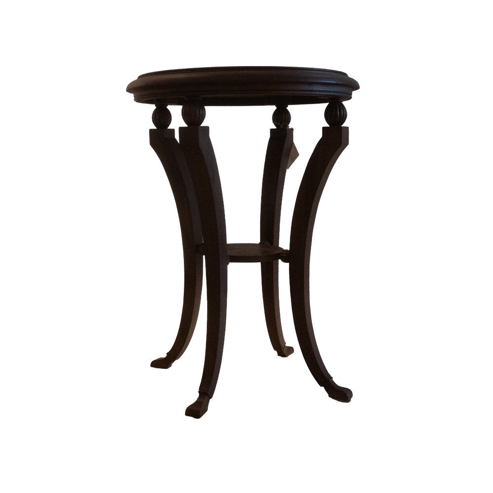 Naaz Round Peg Table - Teak Wood