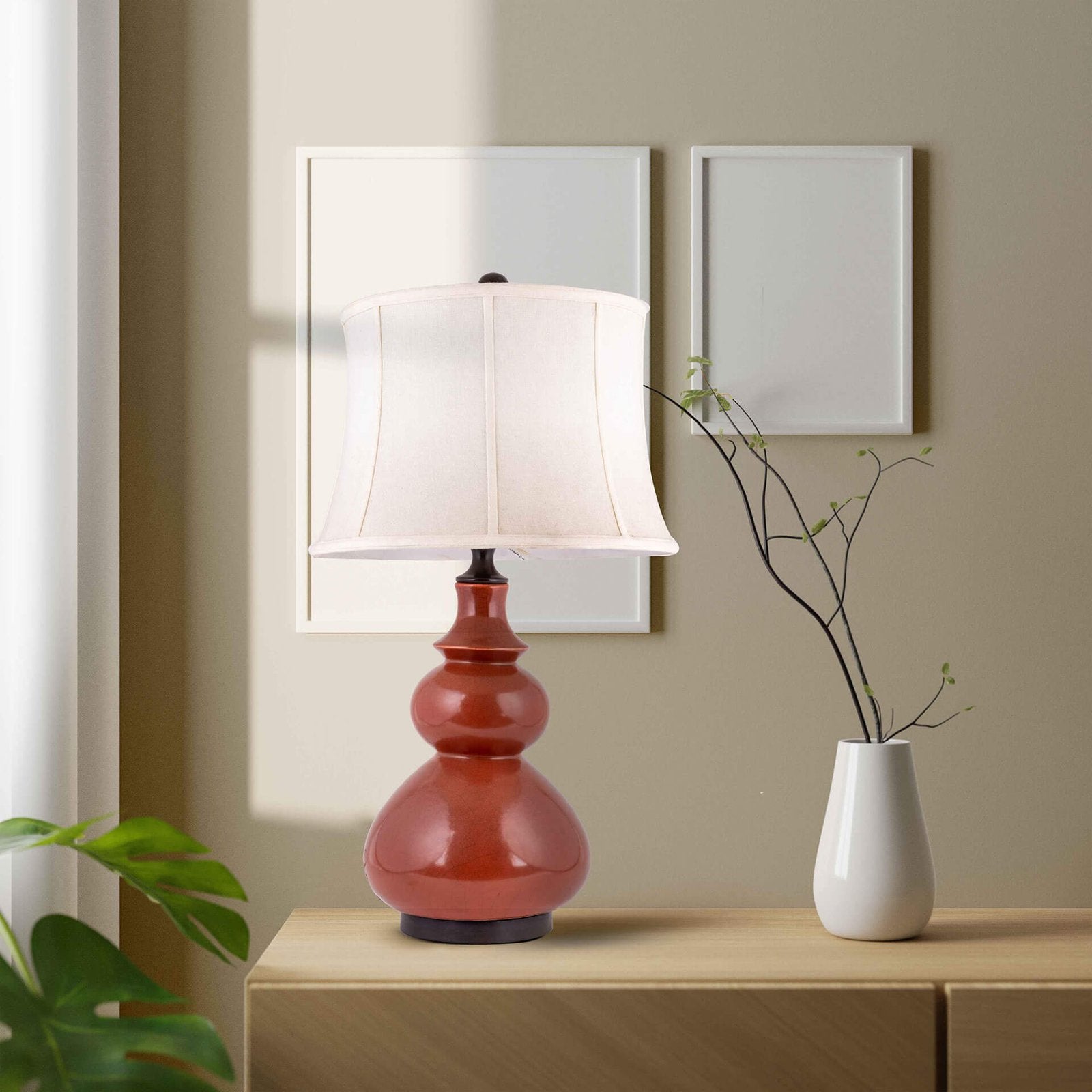 Rose Sphere Lamp - Ceramic