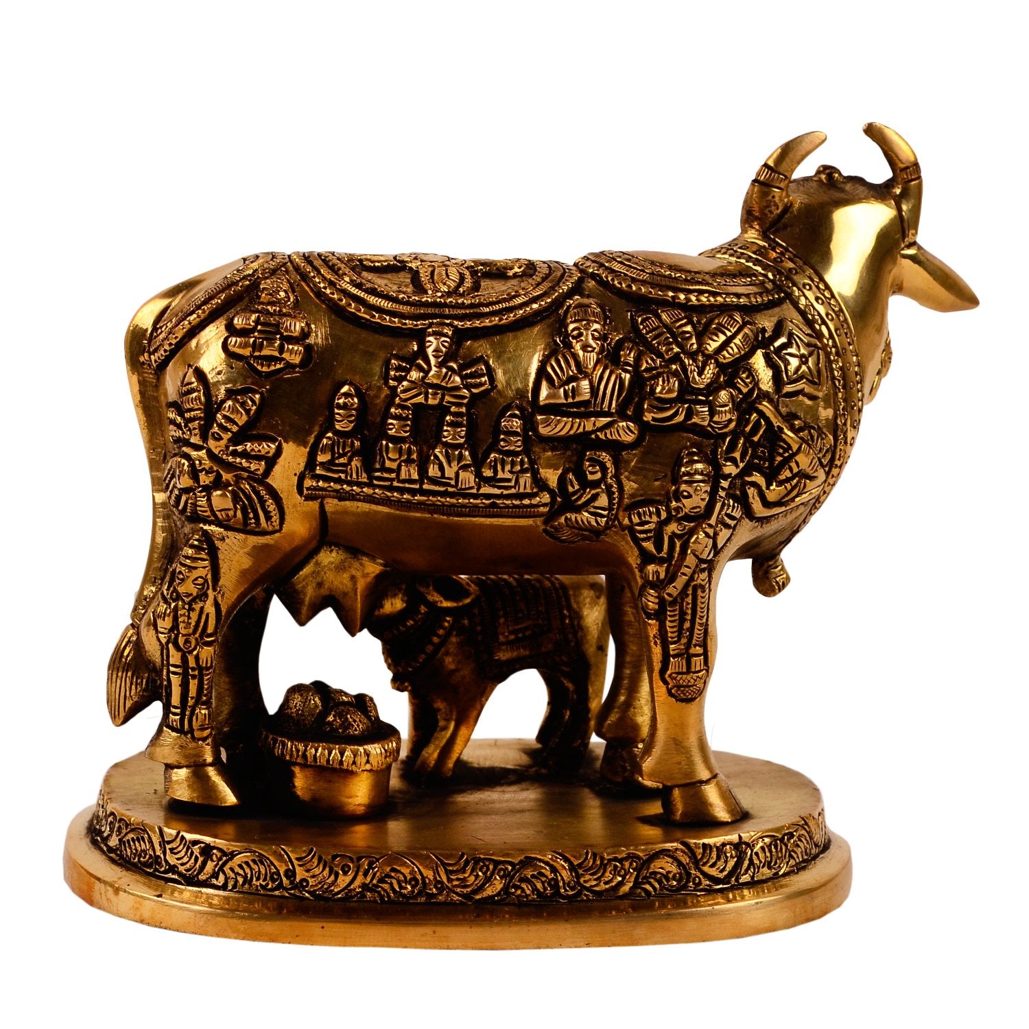 Kamdhenu - Small in Brass