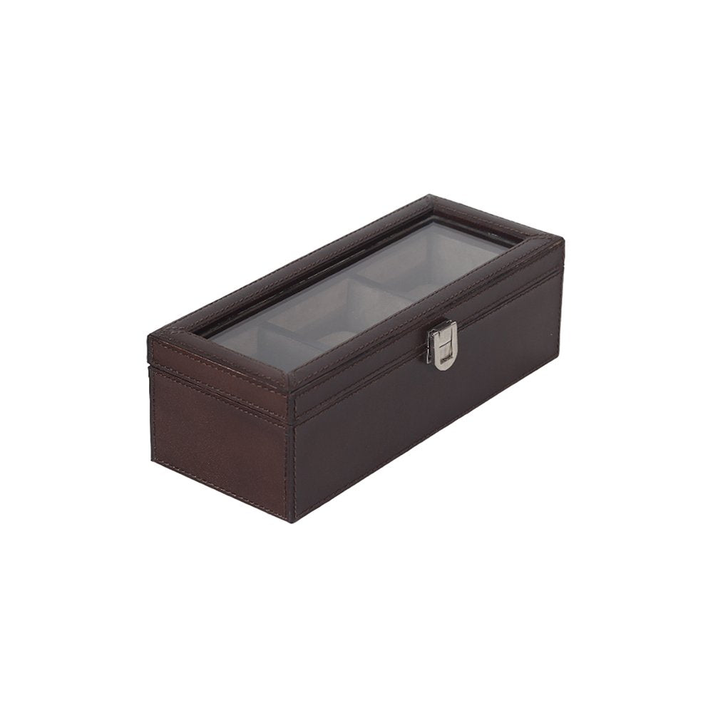 Watch Case - Three in Leather