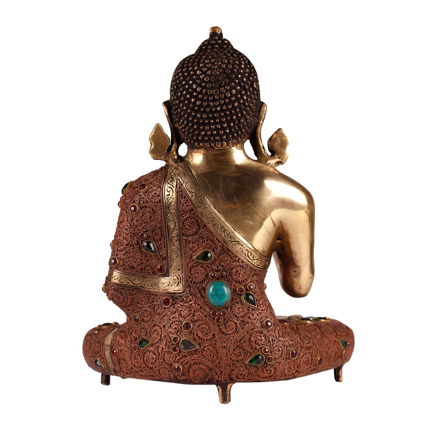 Buddha - Small in Brass And Copper