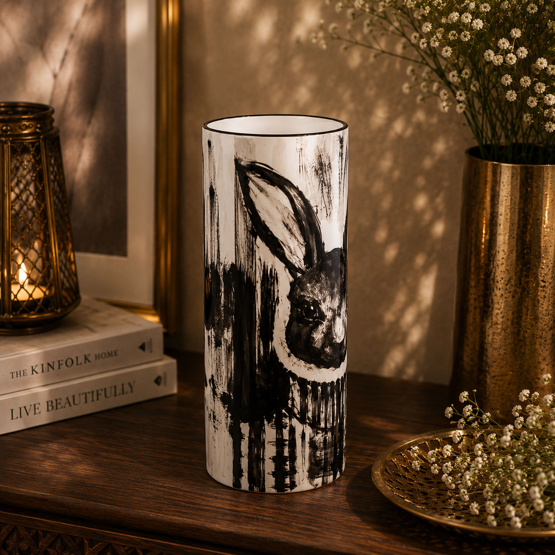 V- Bunny Vase - Ceramic