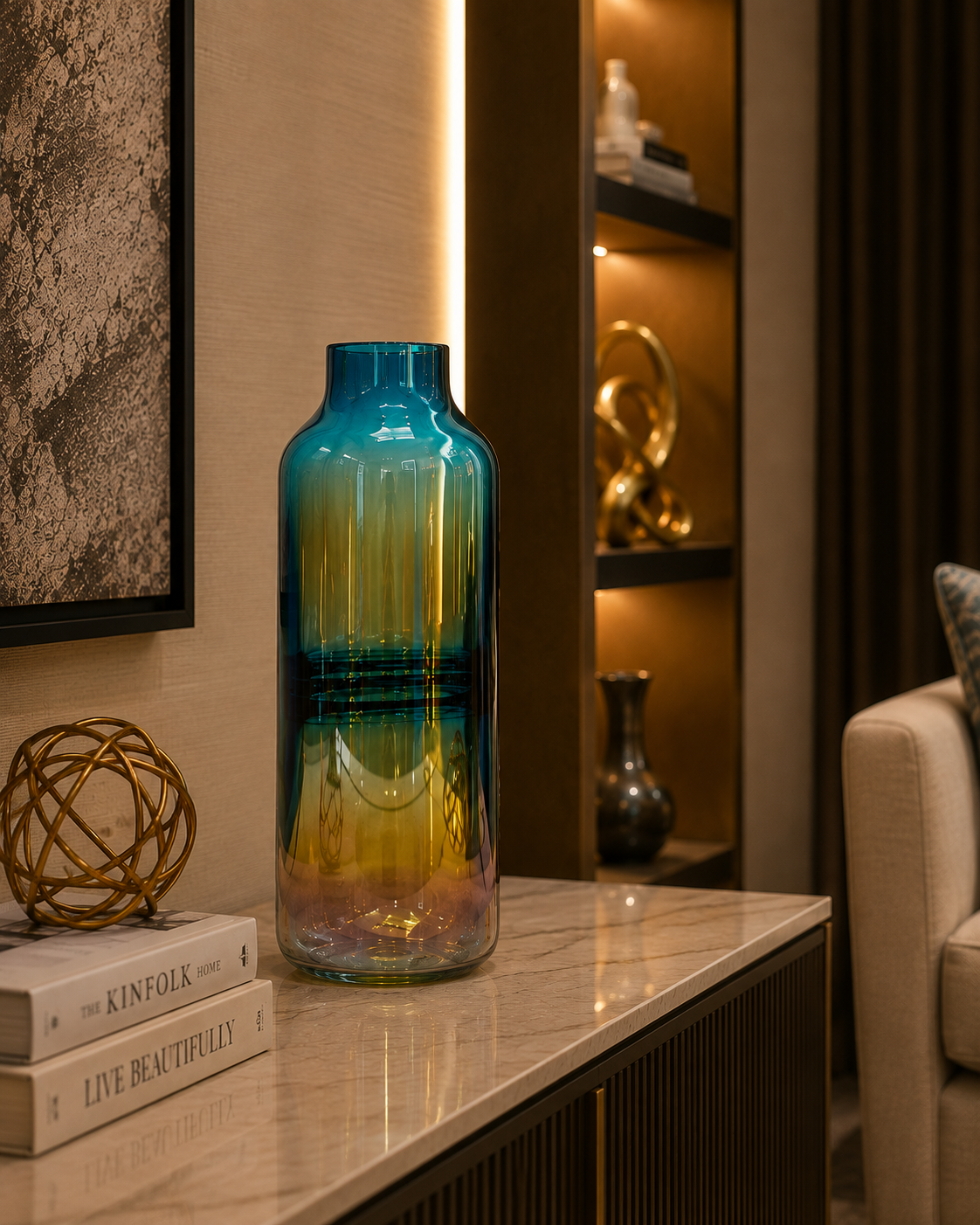 Forest Drift Vase - Large in Glass