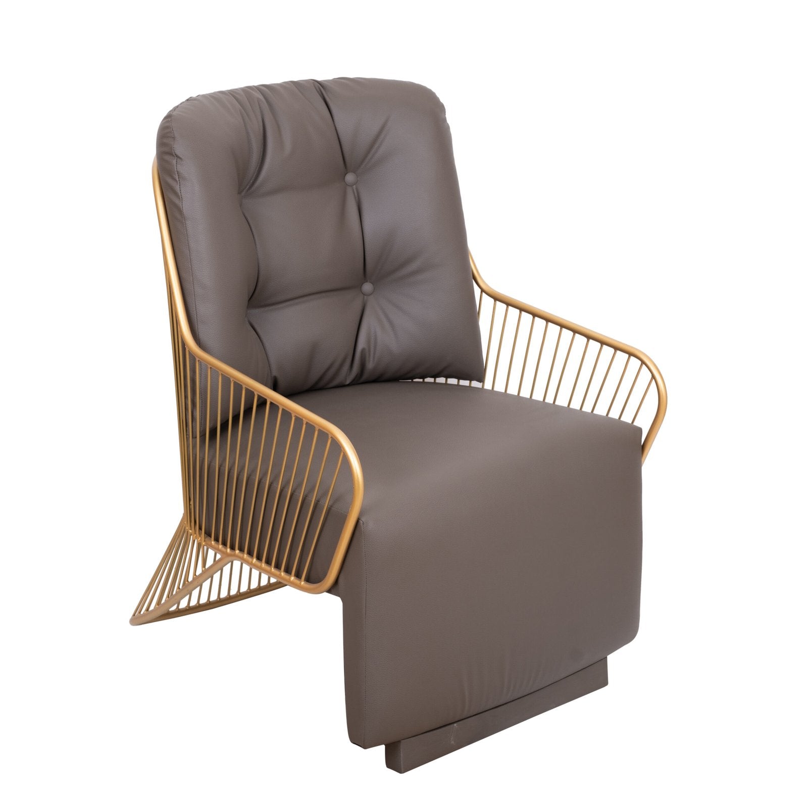 Jali chair - Gold in Metal
