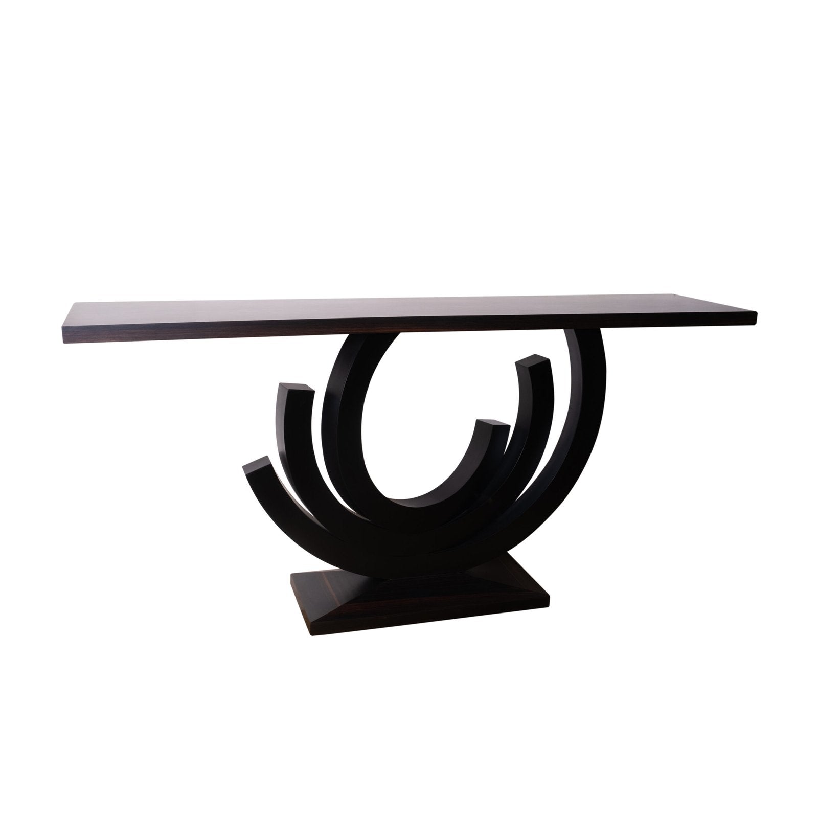 Ebony macasser console - Teak Wood