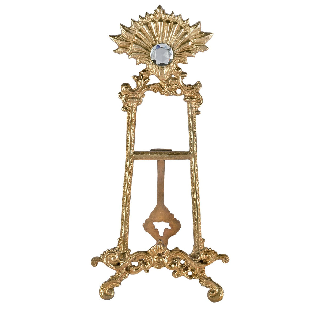 Sunburst Easel - Large in Brass