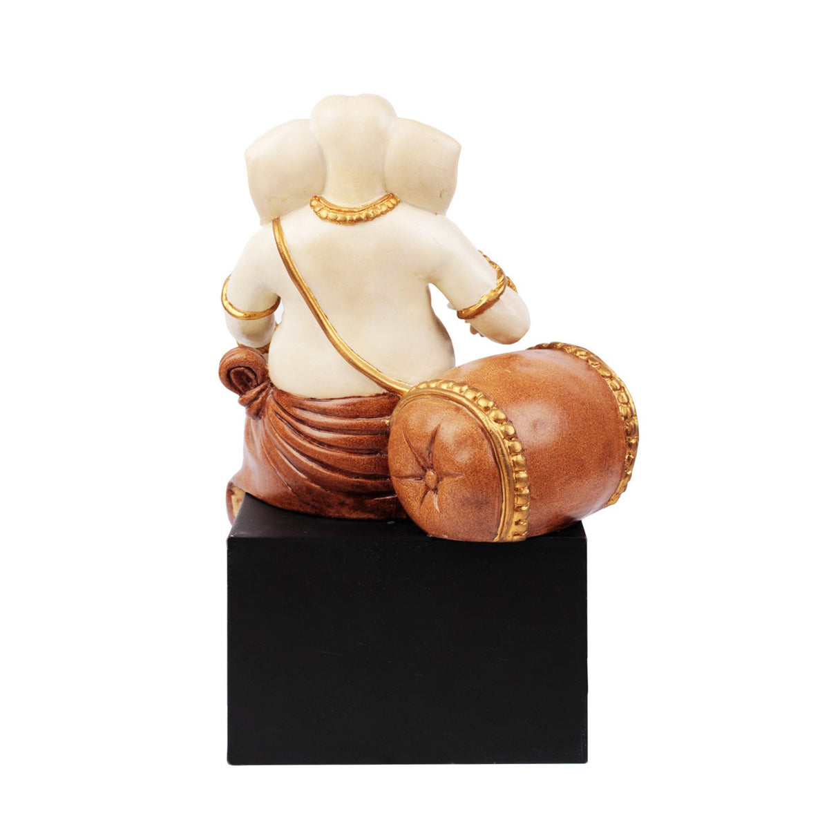 Lambodra Ganpati Idol - Beige in Composite Marble