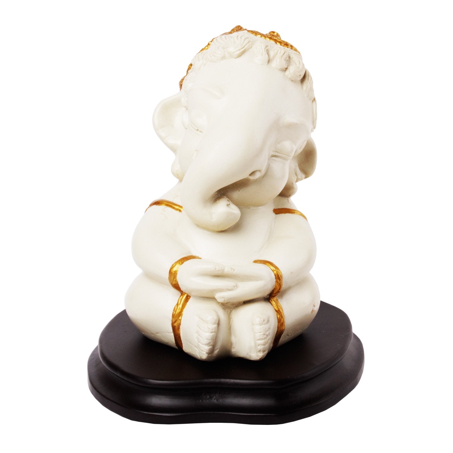 Manomay Ganpati - Beige in Composite Marble