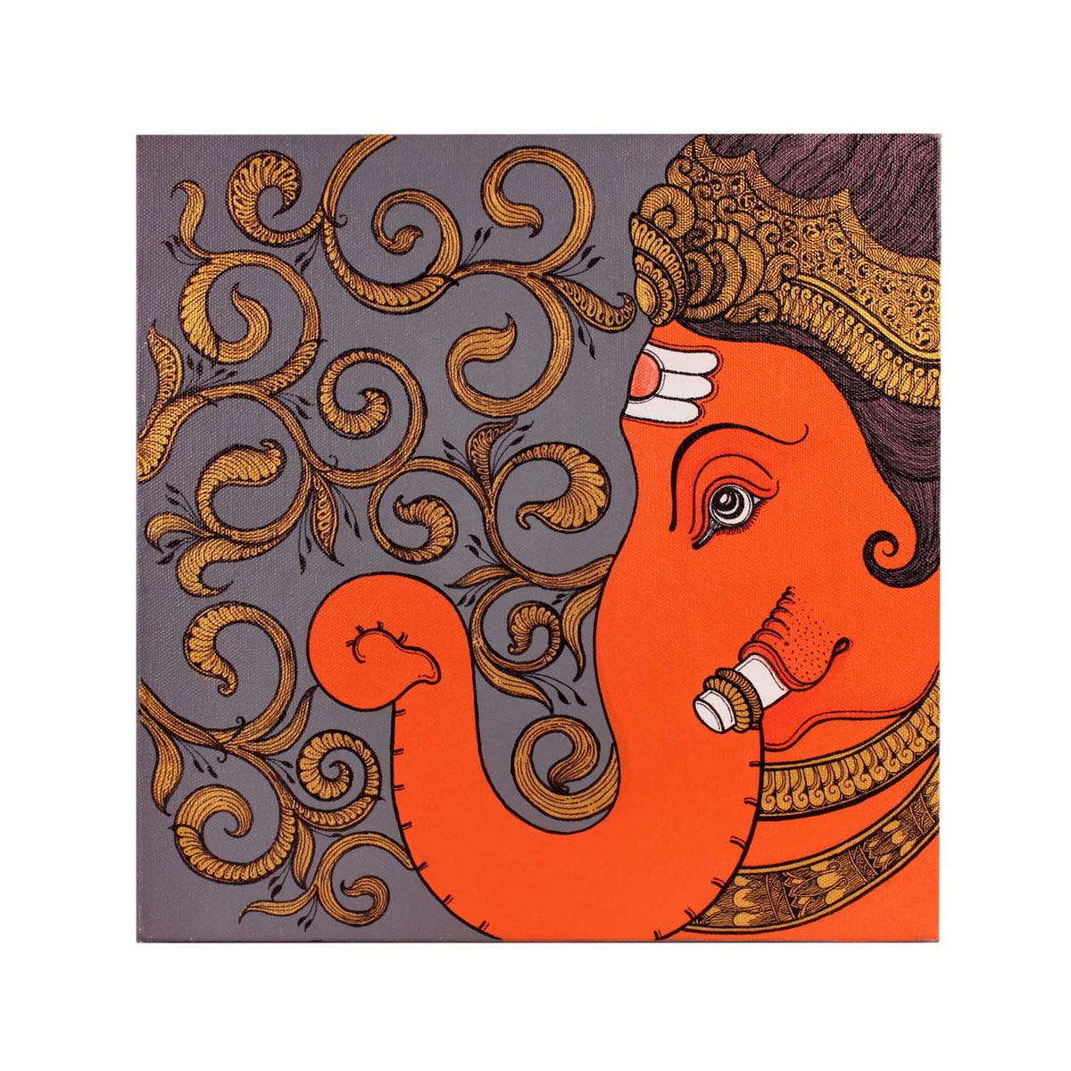 Lambodara By Anjaneya Mohapatra - Acrylic on canvas