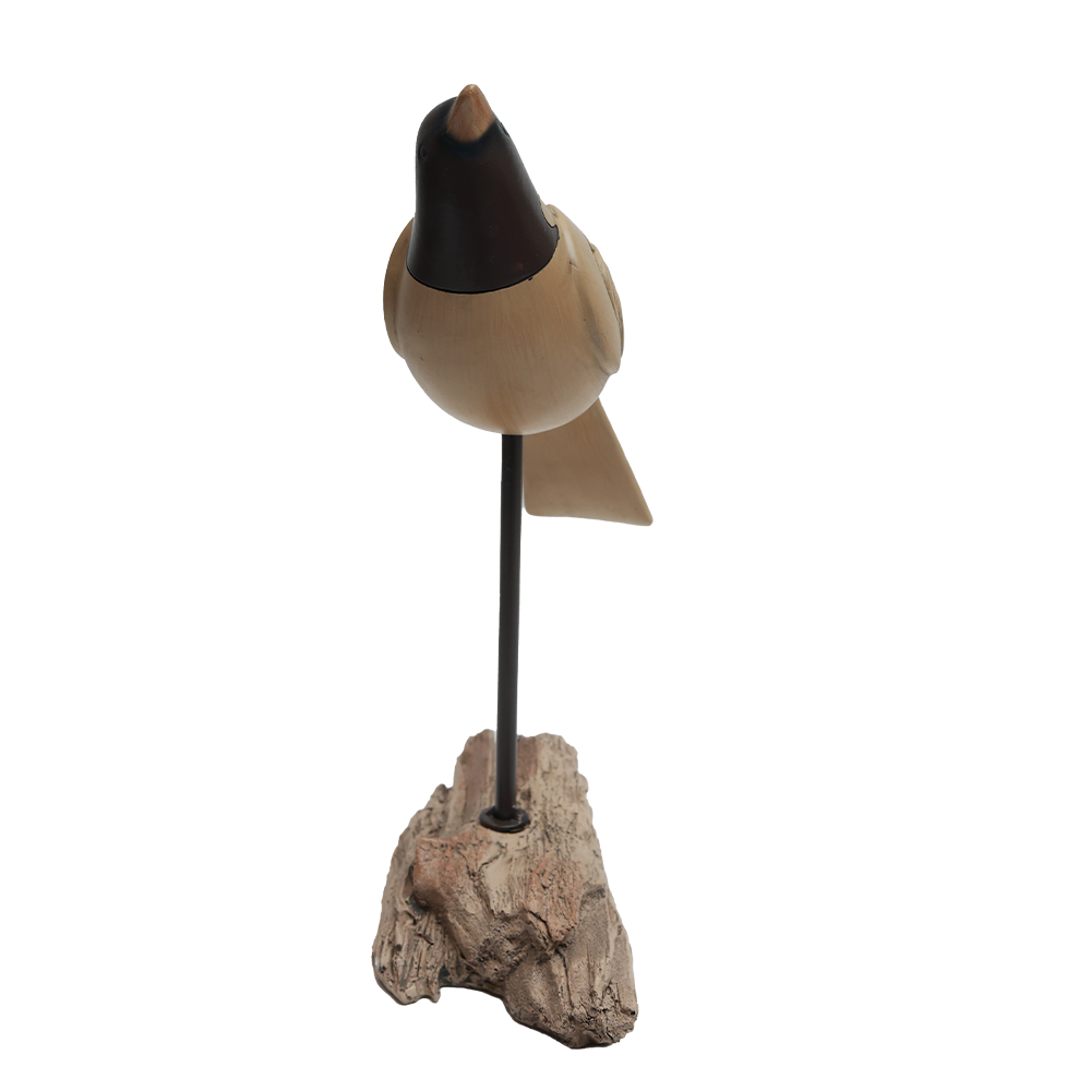 Poised Bird - Wood