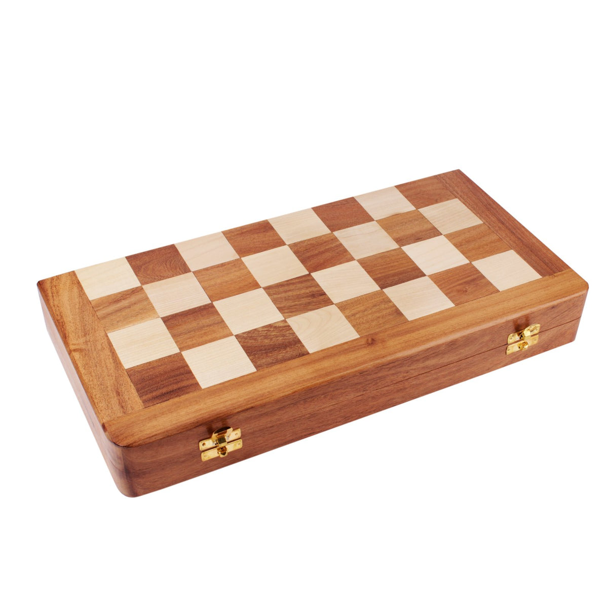 Indian Chess Set - Brass and Wood