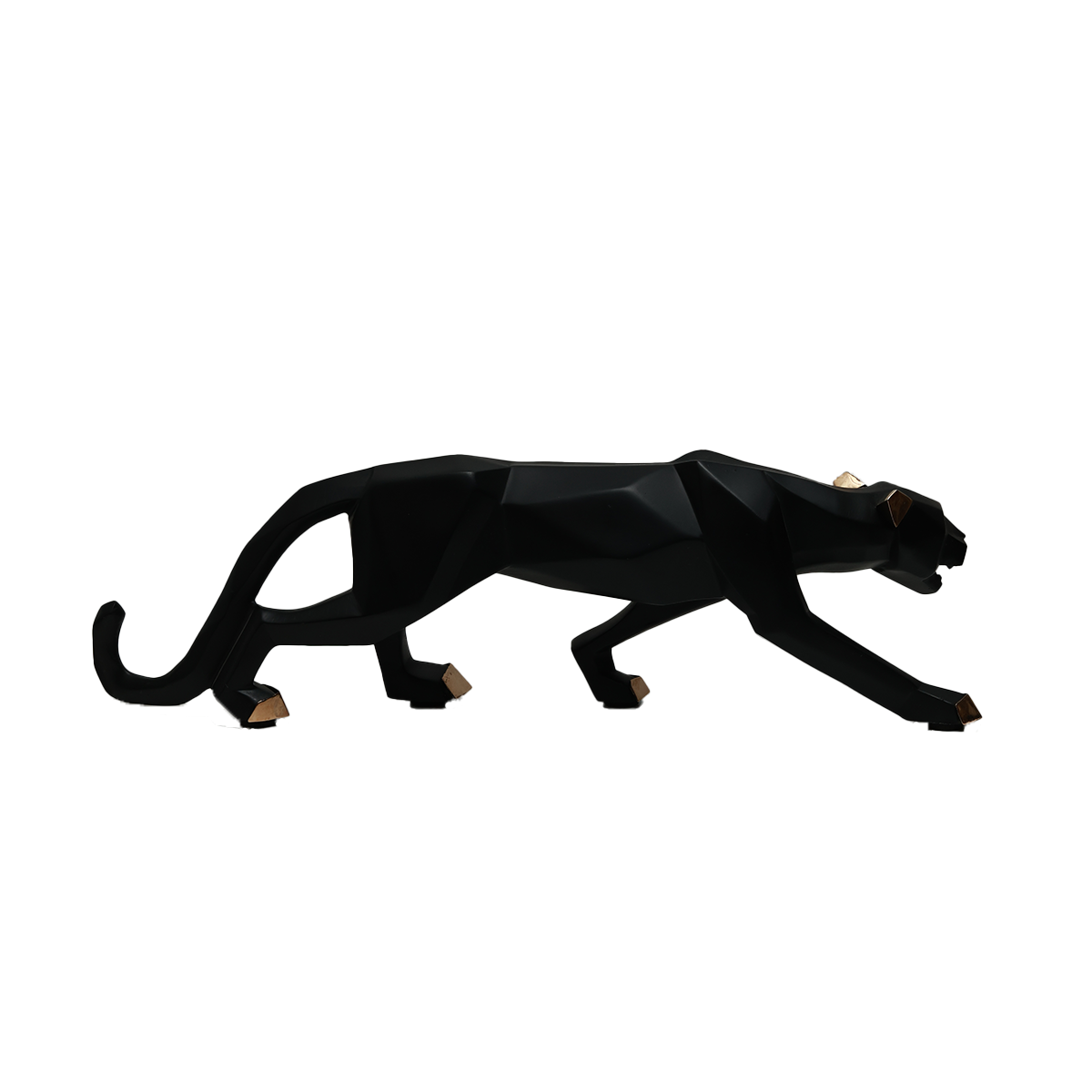 Panther Decorative - Black in Resin