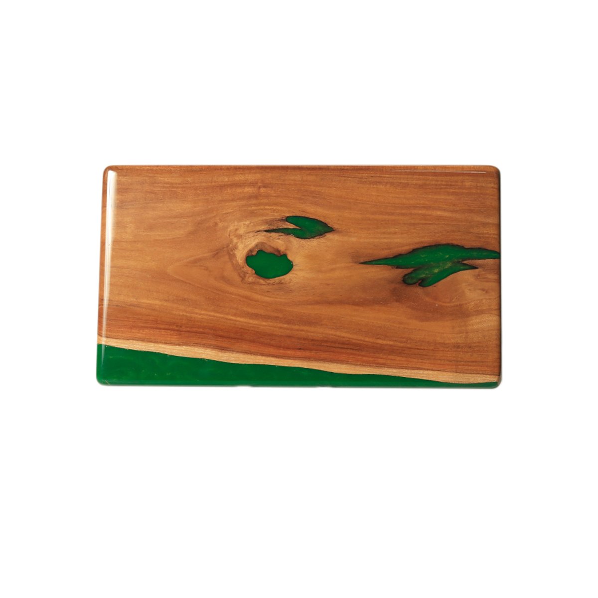 Inlets  Platter - Wood and Resin