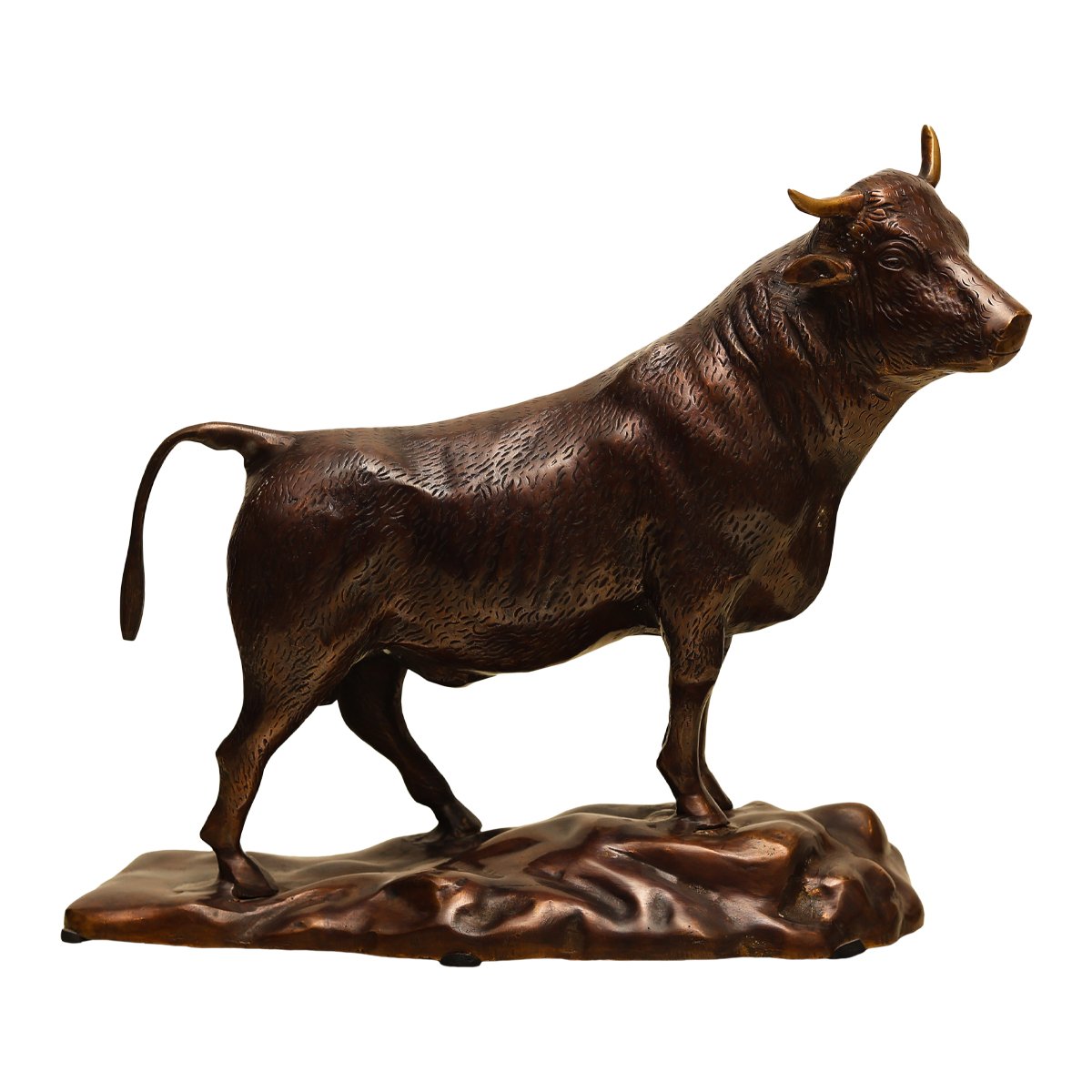 Standing Bull - Brass