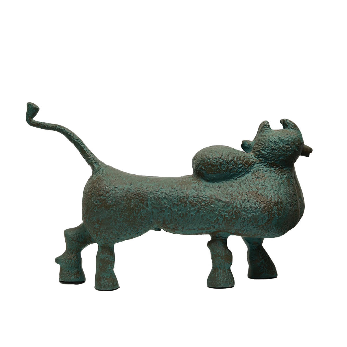 Abstract Nandi Sculpture  - Bronze