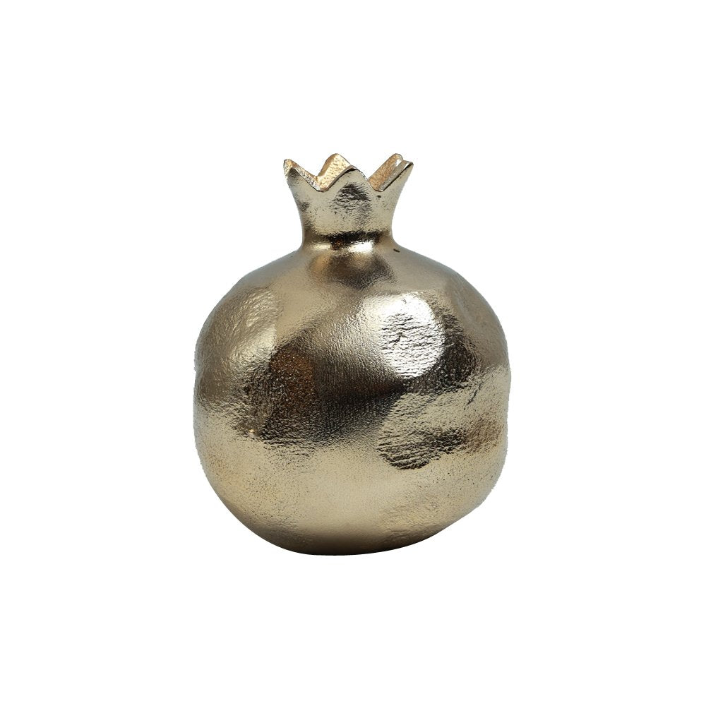 Pomegranate Candle Stand  - Large Gold in Metal