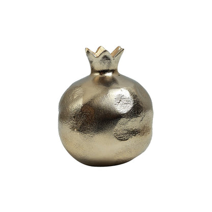 Pomegranate Candle Stand  - Large Gold in Metal