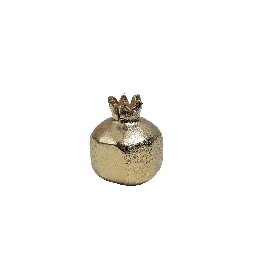 Pomegranate Candle Stand  - Small Gold in Metal