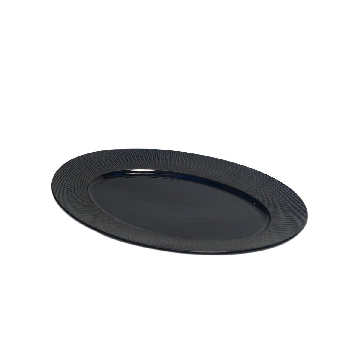 Ralph - Oval Plate in Porcelain