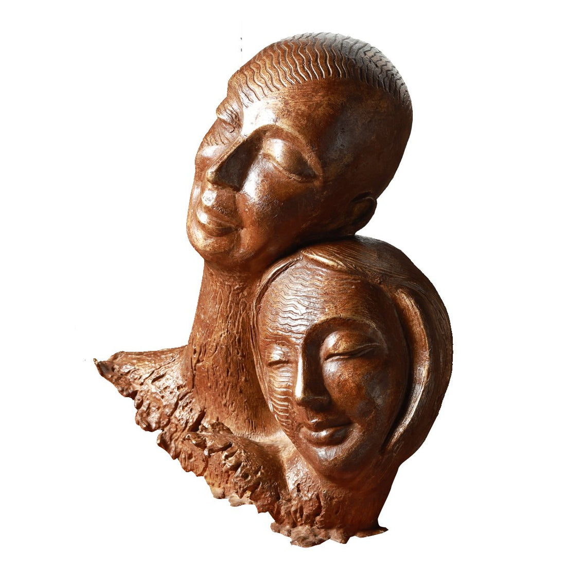 Mother and Child  - Sculpture in Bronze