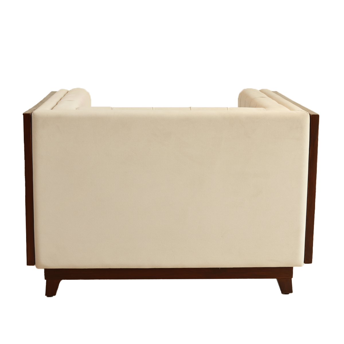 Lawson Sofa - Single Seater in Teak Wood and Rattan