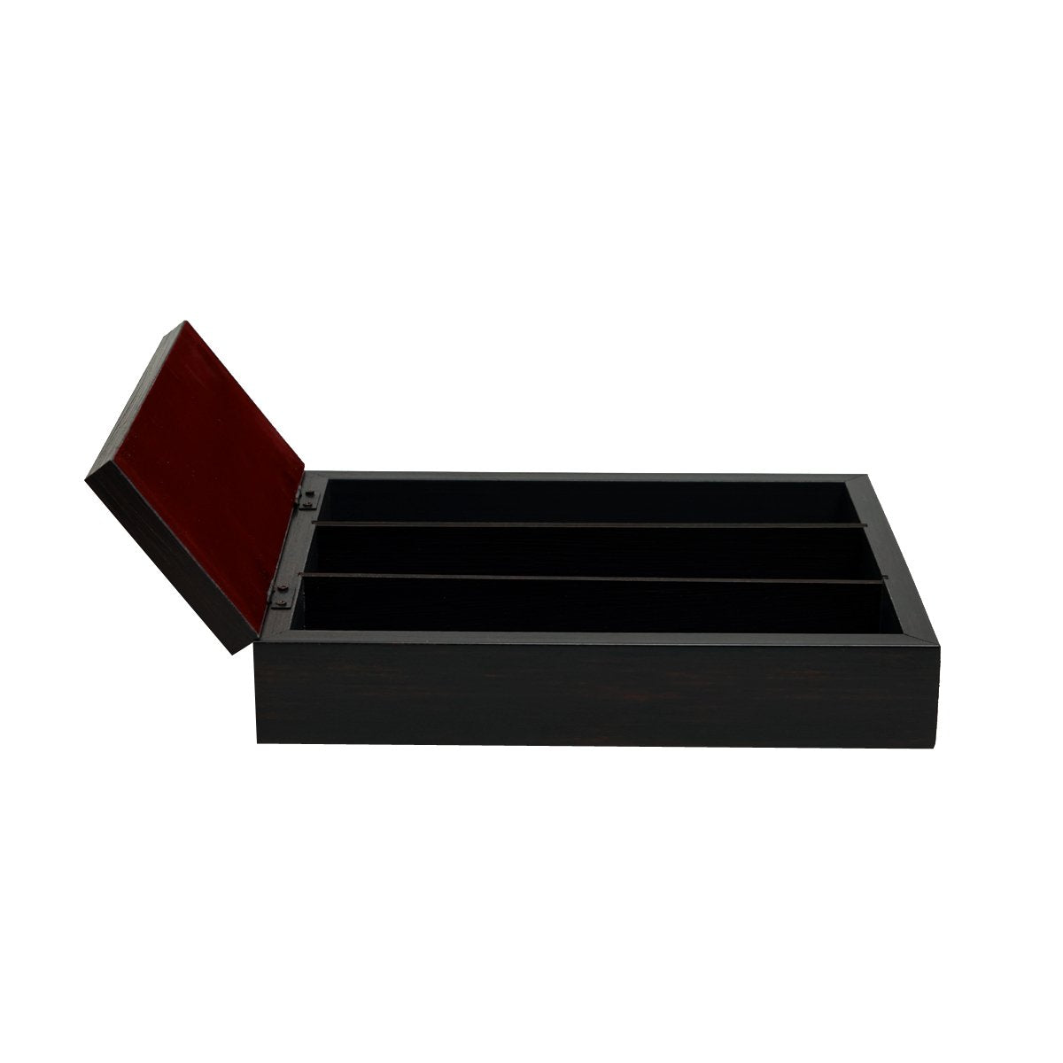 Odyssey Vanya Cutlery Box Cover - Blue in Wood and Glass