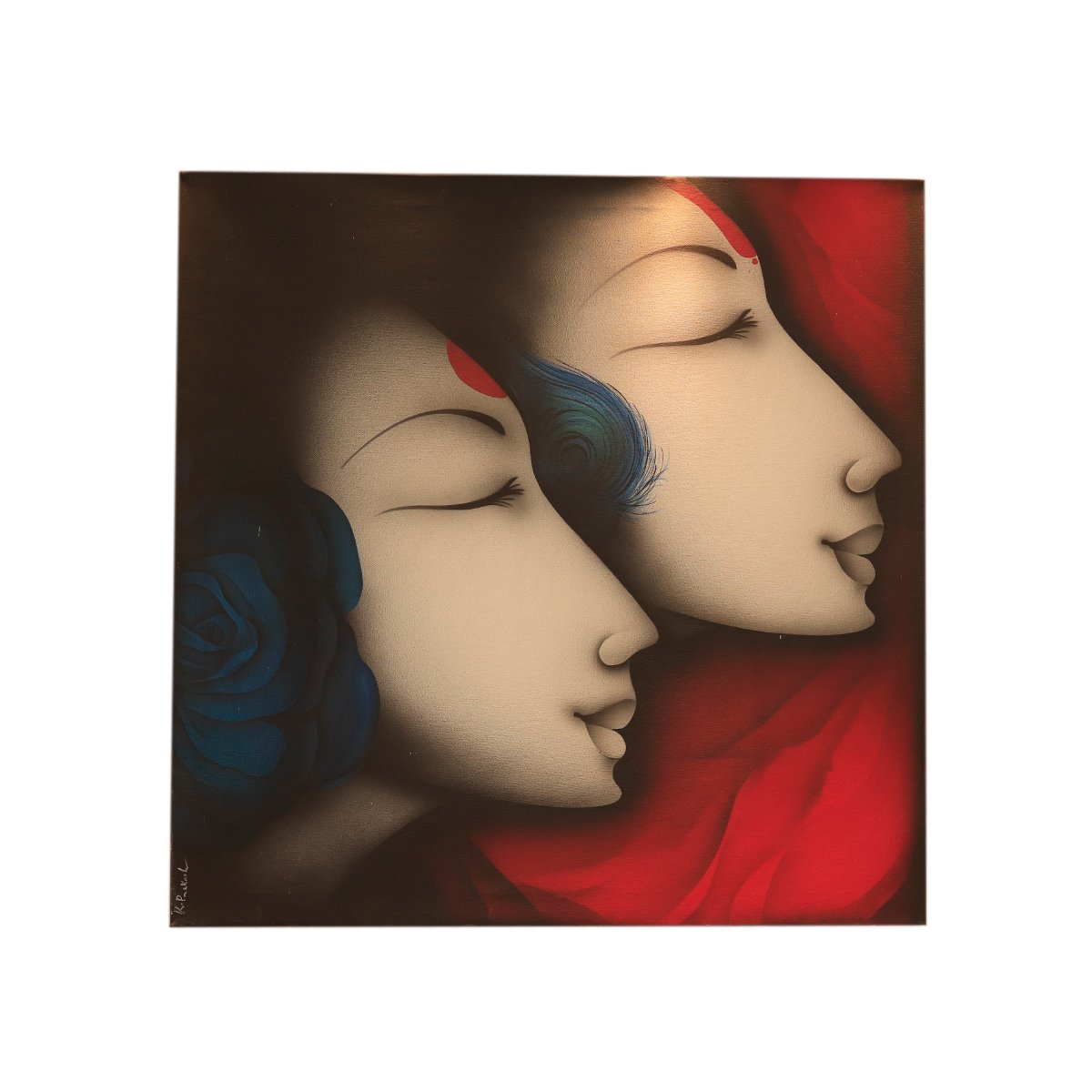 Untitled Painting By K Prakash - Acrylic on canvas