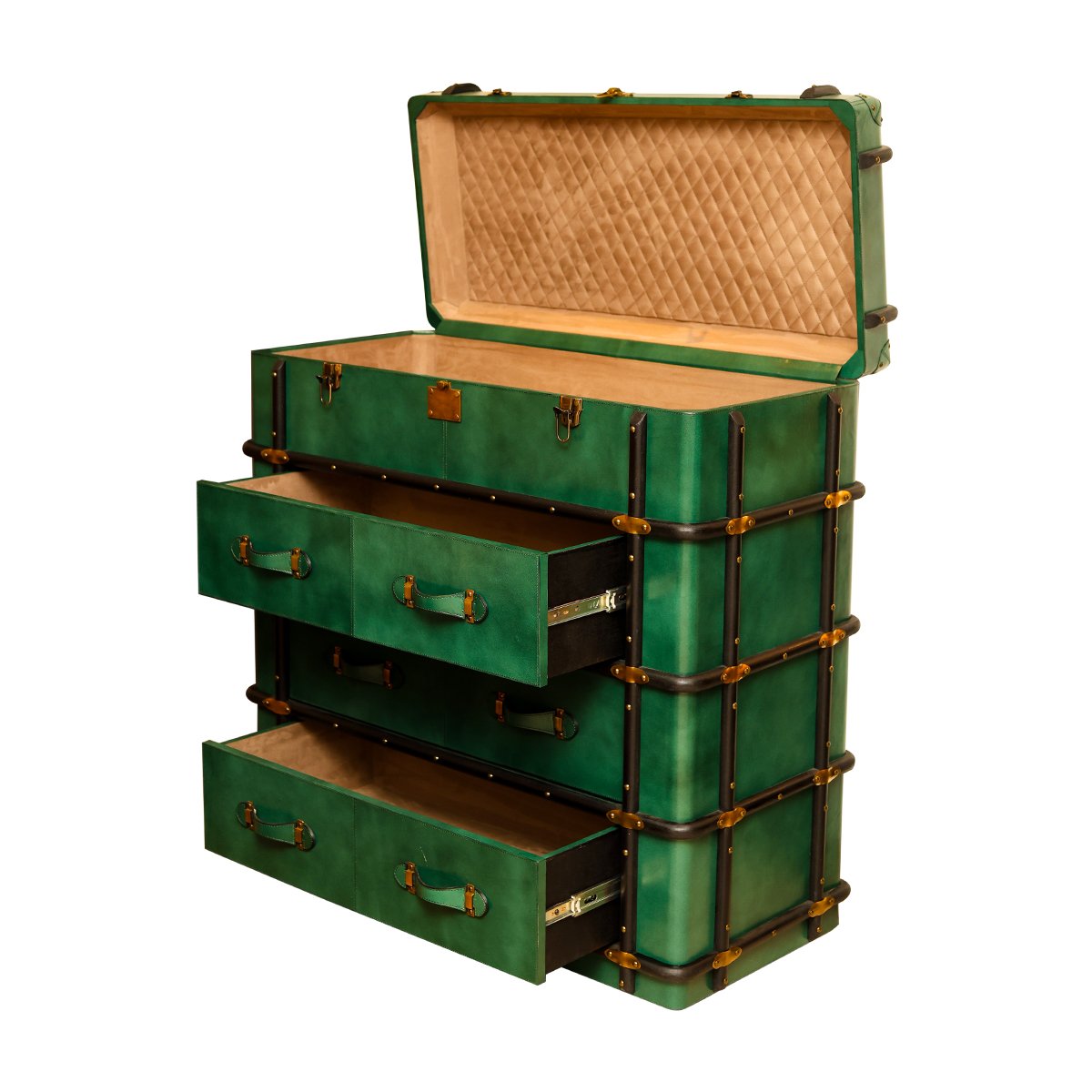 Chest of Drawers - Green in Leander