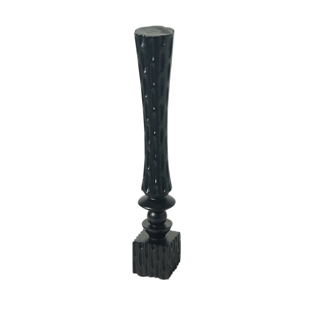Doric Stand Alone Decorative -Black in Teak Wood