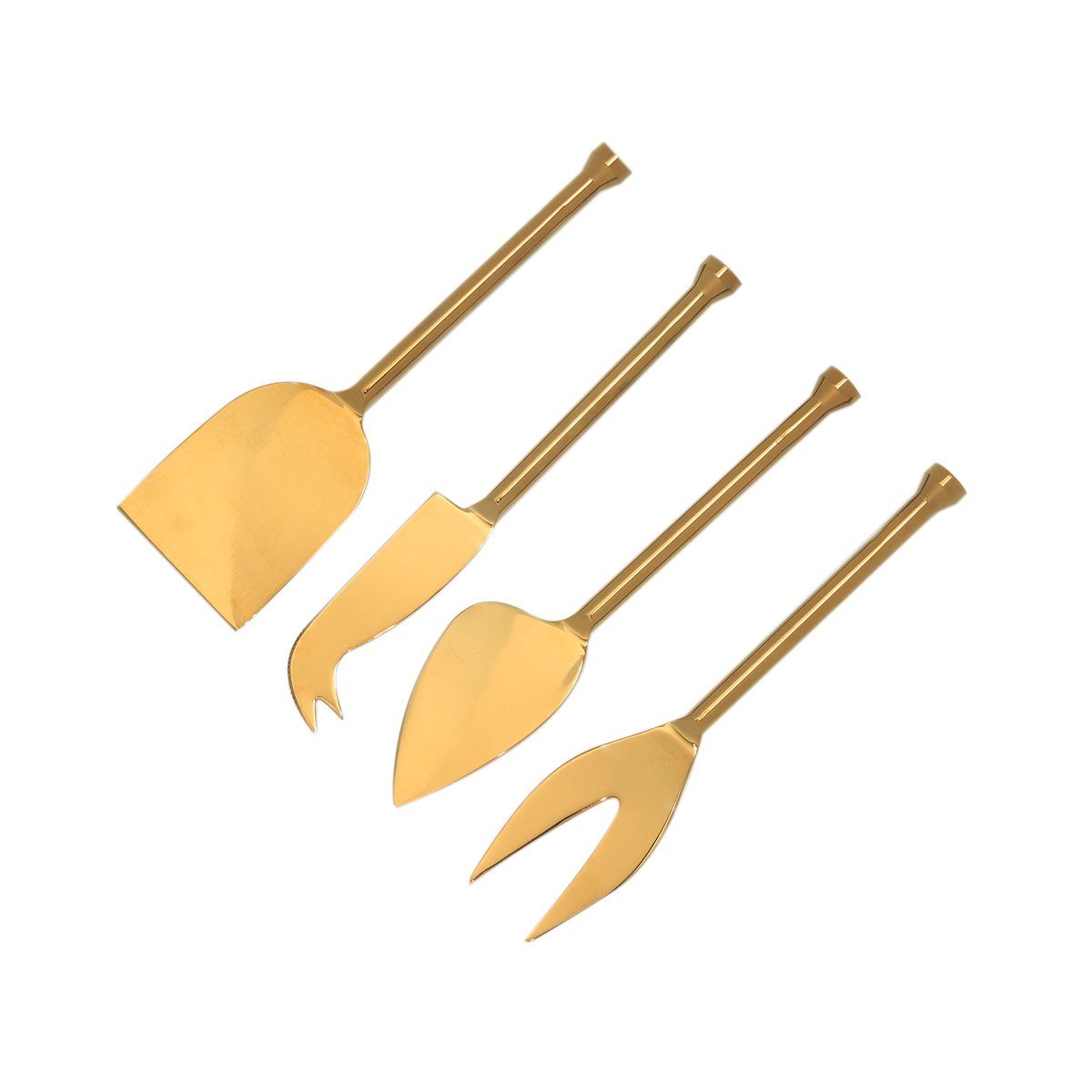 Cheese Set -  Gold in  Porcelain