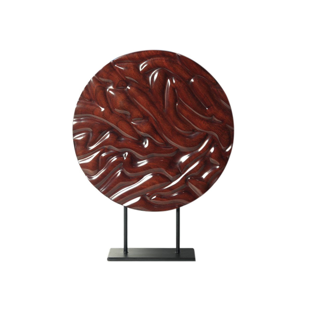 Sand Dune - Stand Alone Decorative Large in Teak Wood
