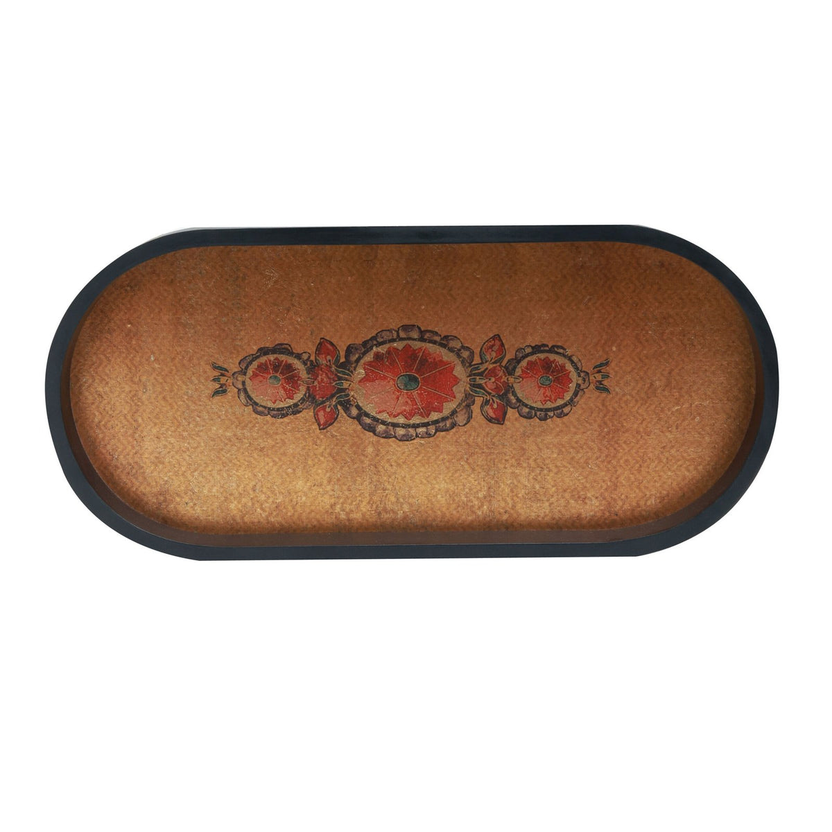 Nakhsh Oval Tray - Wood