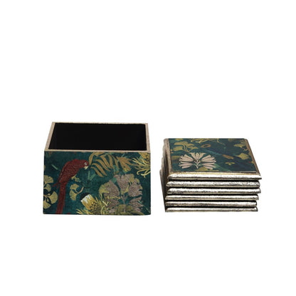 Neelambri Coasters - Set of 6 in Wood