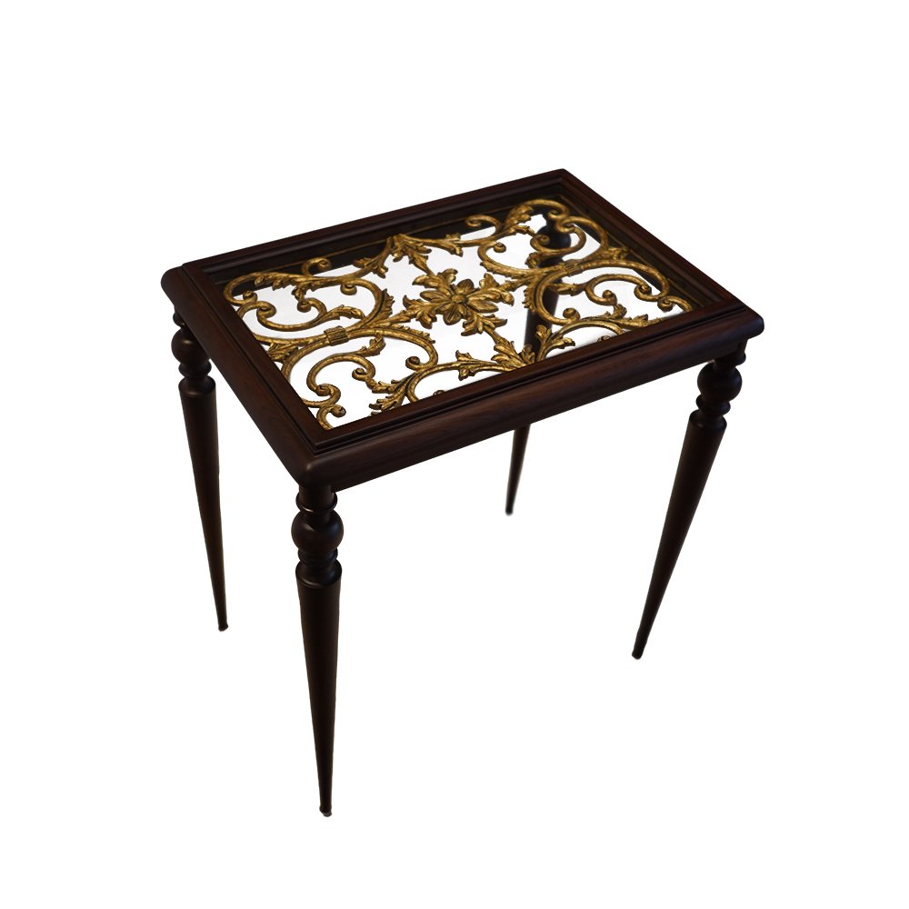 Naaz Nest of Tables - Set of 3 in Teak Wood