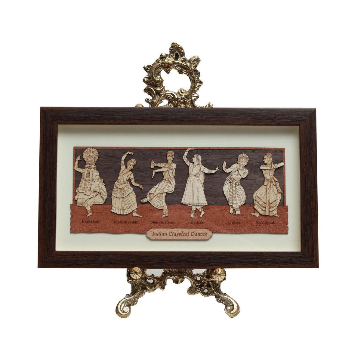 Dance of India -  Art in Wood and Glass