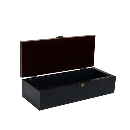 Gulposh Box – rectangle Red in Wood and Glass