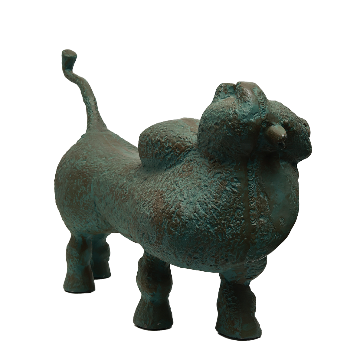 Abstract Nandi Sculpture  - Bronze