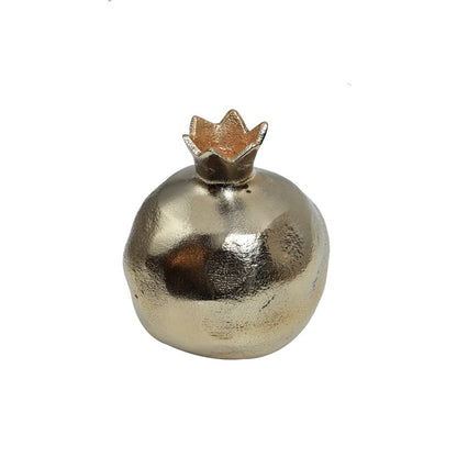 Pomegranate Candle Stand  - Large Gold in Metal
