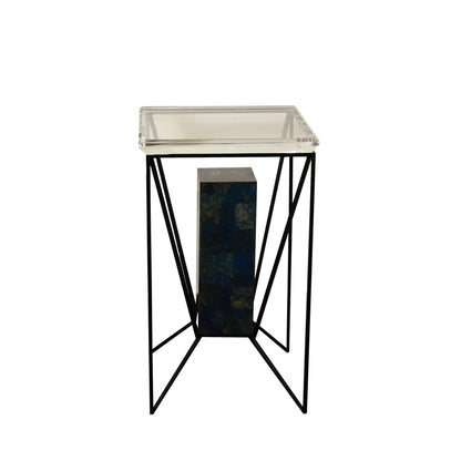 Lapiz Cluster Tables - Set of 2 in Acrylic, Metal and Resin