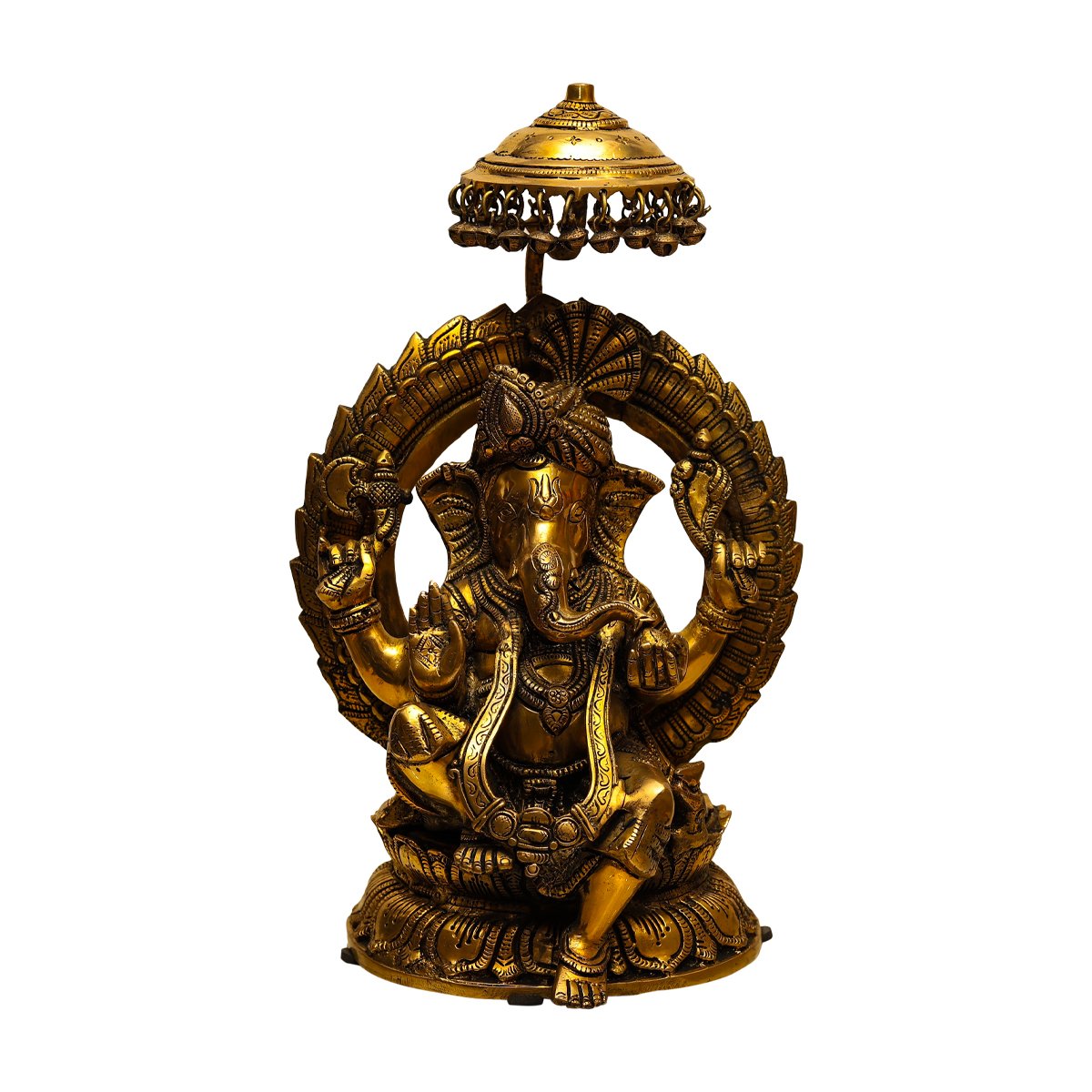 Vighna Vinayak Ganesh Idol - Brass