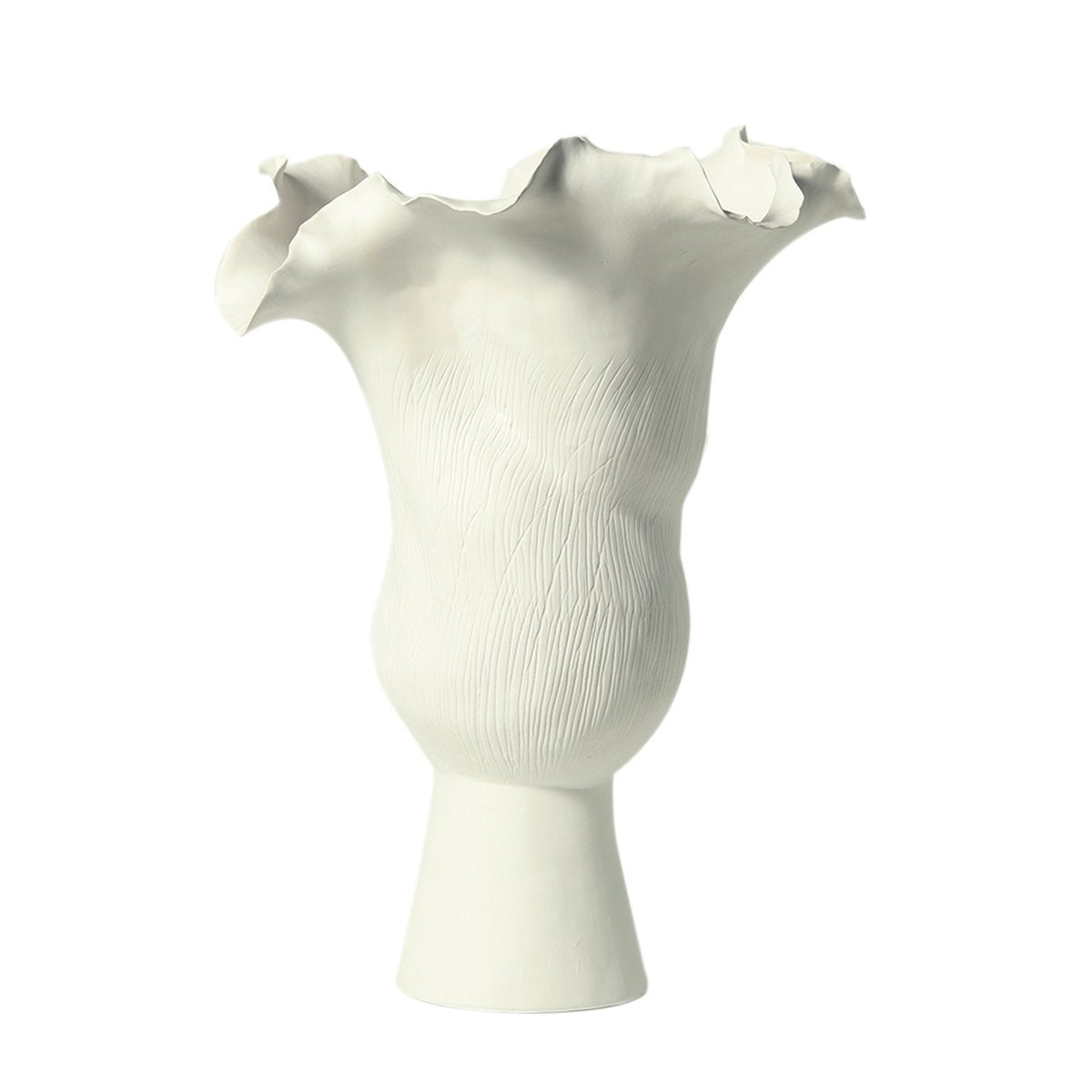 White Bloom - Vase in Ceramic