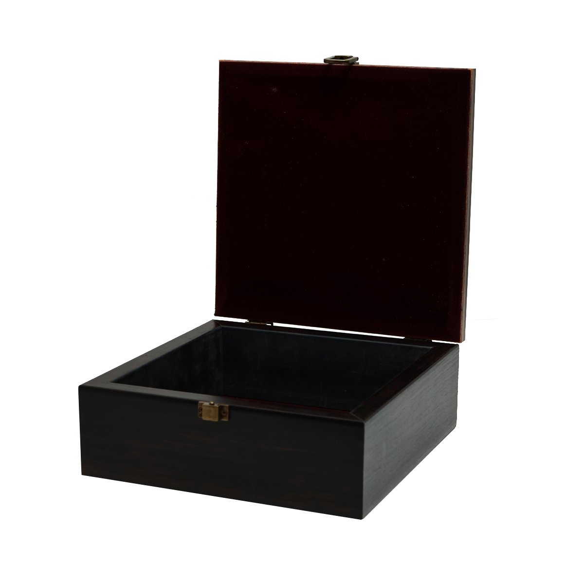 Gulposh Box – Square Beige in Wood and Glass