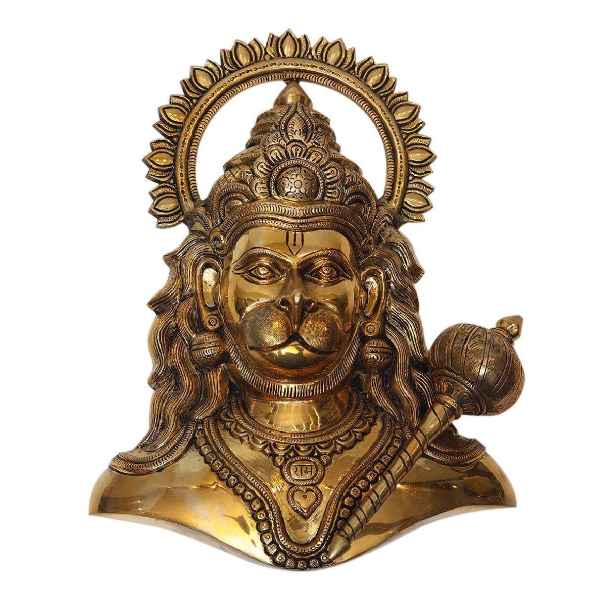 Hanuman for Wall Idol  - Brass