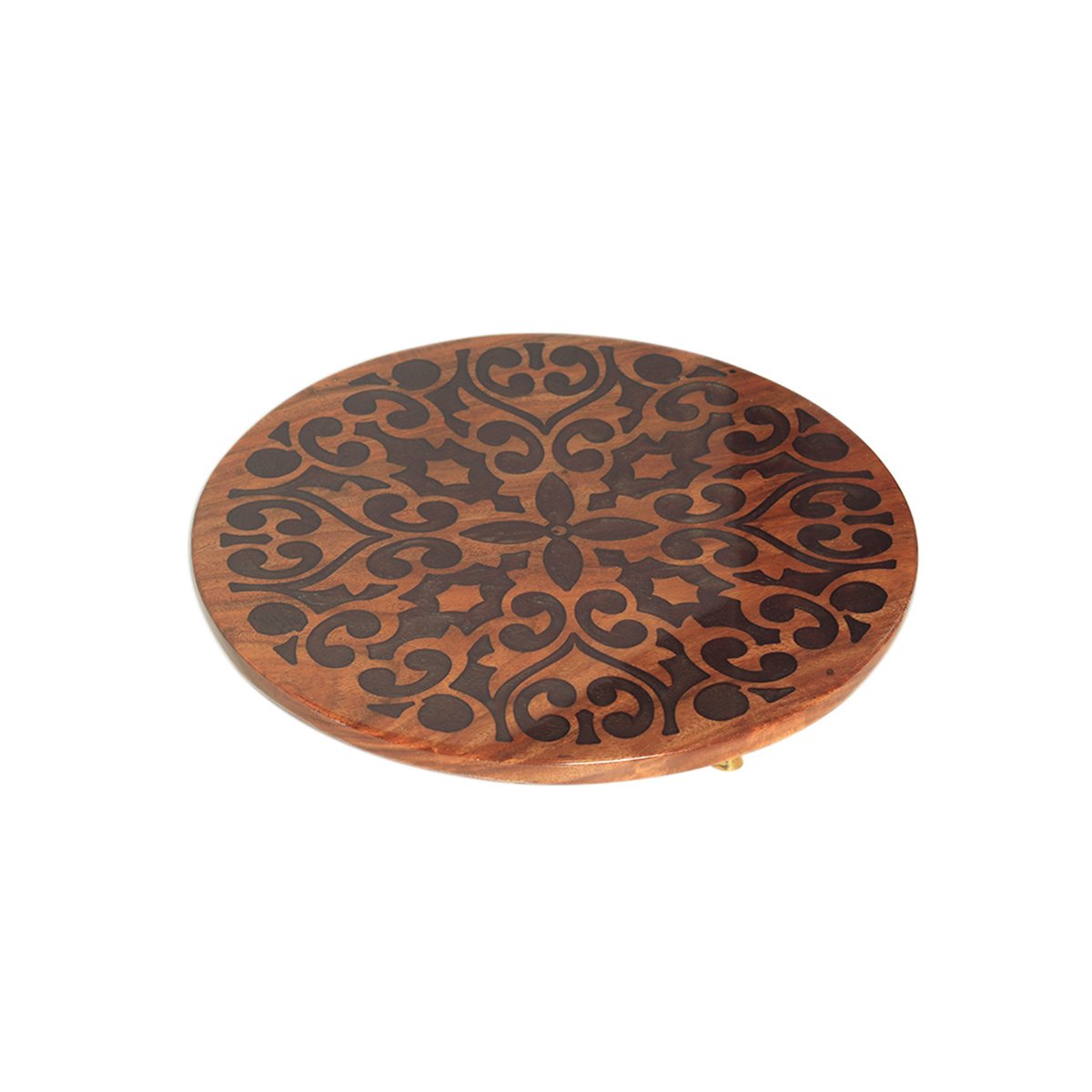 Intricate Platter - Wood and Resin