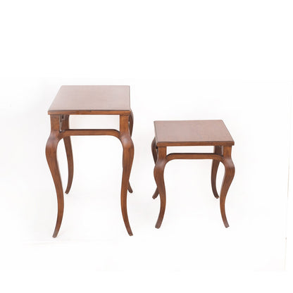 Nest of Tables - Set of two in Teak Wood