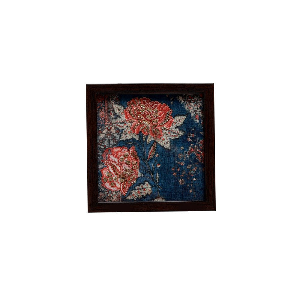 Gulposh Coasters - Blue in Wood and Glass