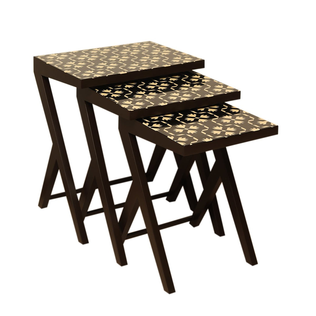 Sitara Nest of Table - Teak Wood